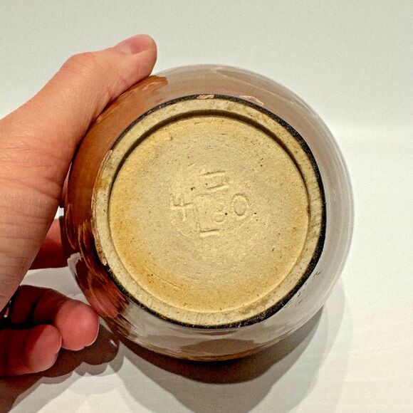 Vintage Vase Signed by Artist Len Lindsay III Crystalline Glaze Studio Pottery - Picture 5 of 9